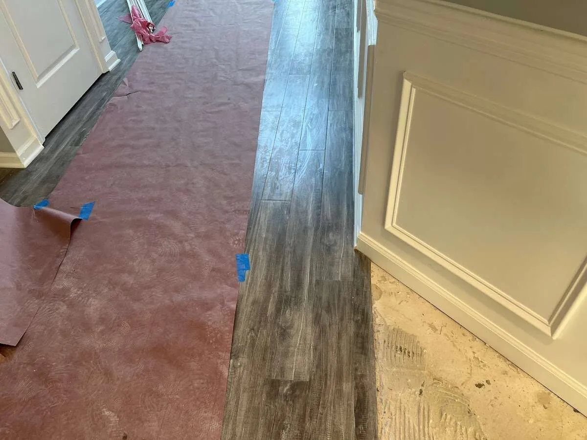 Completed marble shower restoration in Gibsonville